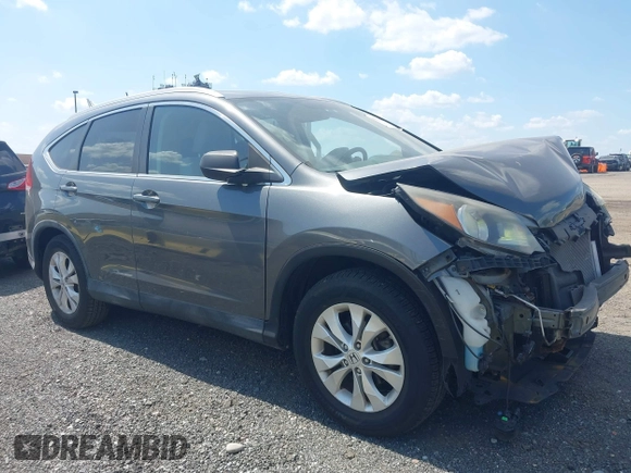 2013 Honda CR-V EX-L with VIN 2HKRM4H75DH610974, listed as a IAAI auction lot 42524910 with 42,887 mi miles and . Bid and sale history available at DreamBid. Image 1.