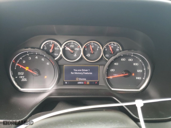 2021 Chevrolet Tahoe Z71 with VIN 1GNSKPKDXMR366780, listed as a Copart auction lot 47594175 with 68,836 mi miles and Salvage Title. Bid and sale history available at carsss.com. Image 9.