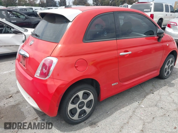 2016 FIAT 500e with VIN 3C3CFFGE3GT136141, listed as a IAAI auction lot 42283699 with 44,891 mi miles and . Bid and sale history available at DreamBid. Image 4.