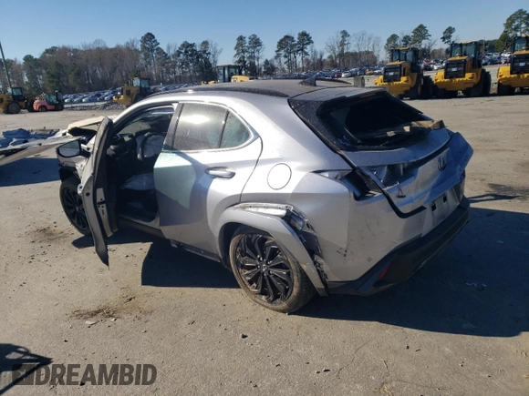 2023 Lexus UX 250h F Sport with VIN JTHB9JBH4P2064403, listed as a Copart auction lot 85747204 with Not provided miles and Salvage title. Bid and sale history available at DreamBid. Image 2.
