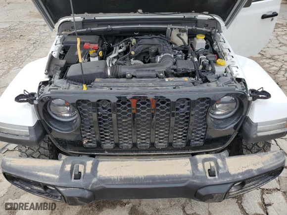 2023 Jeep Gladiator Willys with VIN 1C6HJTAG1PL567671, listed as a Copart auction lot 45968995 with 0 mi miles and Salvage Title. Bid and sale history available at carsss.com. Image 12.