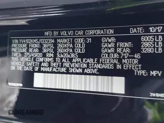 2018 Volvo XC90 R-Design with VIN YV4102KM5J1332394, listed as a IAAI auction lot 41517239 with 73,123 mi miles and . Bid and sale history available at DreamBid. Image 9.