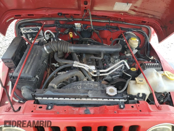 2004 Jeep Wrangler X с VIN 1J4FA39SX4P790444, выставлен на аукционе Copart как лот 56385635 с пробегом 195 355 миль миль и Списание • Salvage title. История ставок и продаж доступна на DreamBid. Изображение 12.