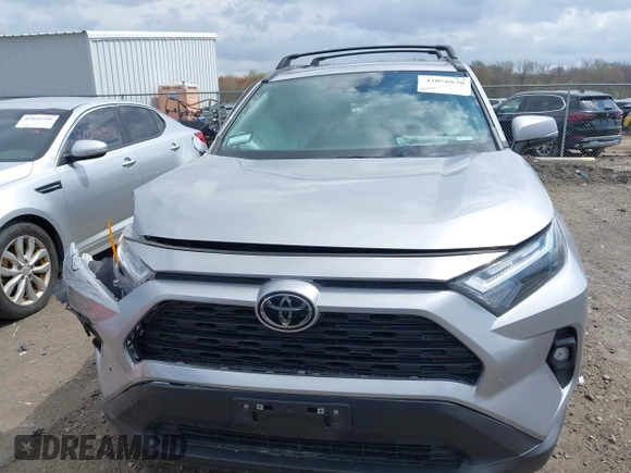 2023 Toyota RAV4 XLE Premium with VIN 2T3A1RFV1PC357297, listed as a IAAI auction lot 42056638 with 22,414 mi miles and . Bid and sale history available at DreamBid. Image 12.