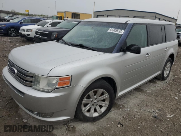2012 Ford Flex SE z VIN 2FMGK5BC7CBD09346, wystawiony jako Copart lot #53385595 z przebiegiem 174 738 mil mil oraz Szkoda całkowita • Salvage title. Historia ofert i sprzedaży dostępna na DreamBid. Obrazek 1.