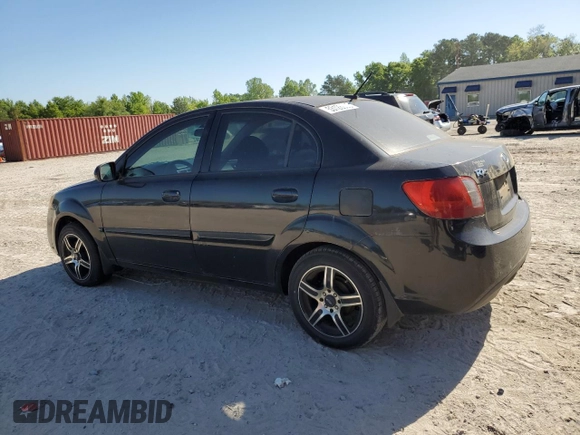 2011 Kia Rio LX with VIN KNADH4A31B6749736, listed as a Copart auction lot 53128685 with 103,392 mi miles and Clean Title. Bid and sale history available at carsss.com. Image 2.