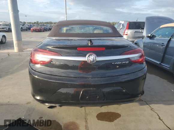 2018 Buick Cascada Premium with VIN W04WH3N5XJG045877, listed as a Copart auction lot 73837884 with 37,085 mi miles and Salvage title. Bid and sale history available at DreamBid. Image 6.