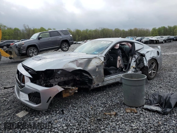 2024 Ford Mustang GT with VIN 1FA6P8CFXR5435098, listed as a Copart auction lot 55270825 with Not Provided miles and Salvage Title. Bid and sale history available at DreamBid. Image 1.