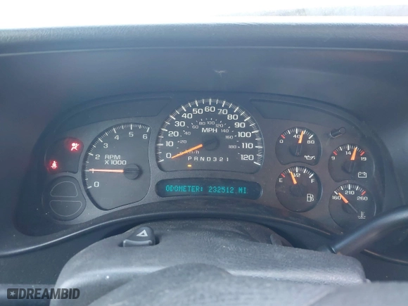2006 Chevrolet Silverado 1500 Work Truck with VIN 3GCEC14X66G266296, listed as a IAAI auction lot 41231005 with 232,512 mi miles. Bid and sale history available at carsss.com. Image 7.