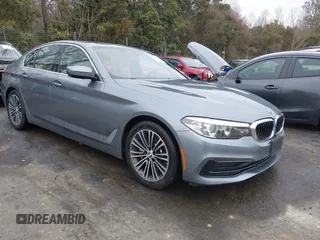 2019 BMW 5 Series 530i with VIN WBAJA5C52KWW05656, listed as a IAAI auction lot 41741419 with 67,499 mi miles. Bid and sale history available at carsss.com. Image 1.