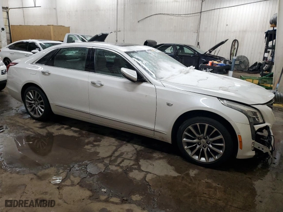 2018 Cadillac CT6 Luxury AWD with VIN 1G6KD5RS1JU109384, listed as a Copart auction lot 44537715 with 109,366 mi miles and Salvage Title. Bid and sale history available at carsss.com. Image 4.
