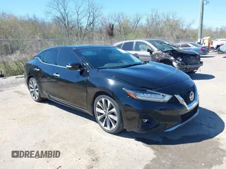 2020 Nissan Maxima Platinum with VIN 1N4AA6FV6LC385046, listed as a IAAI auction lot 41784021 with 82,440 mi miles and . Bid and sale history available at DreamBid. Image 1.