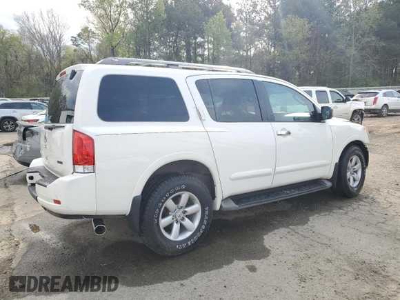 2011 Nissan Armada SV with VIN 5N1BA0ND9BN621546, listed as a Copart auction lot 50349545 with 94,226 mi miles and Salvage Title. Bid and sale history available at DreamBid. Image 3.