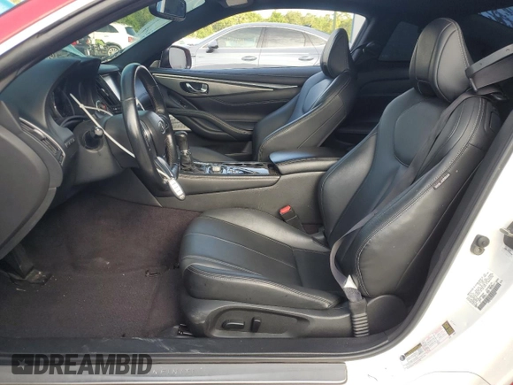 2017 Infiniti Q60 Premium z VIN JN1EV7EKXHM360880, wystawiony jako Copart lot #59718885 z przebiegiem 62 571 mil mil oraz Szkoda całkowita • Salvage title. Historia ofert i sprzedaży dostępna na DreamBid. Obrazek 7.