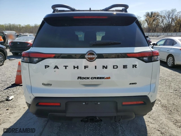 2024 Nissan Pathfinder Rock Creek with VIN 5N1DR3BD2RC287650, listed as a Copart auction lot 49102925 with 2,057 mi miles and Salvage Title. Bid and sale history available at carsss.com. Image 6.