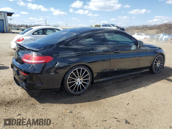 2017 Mercedes-Benz C 43 AMG with VIN WDDWJ6EB0HF499837, listed as a Copart auction lot 50178235 with 89,672 mi miles and Salvage Title. Bid and sale history available at carsss.com. Image 3.