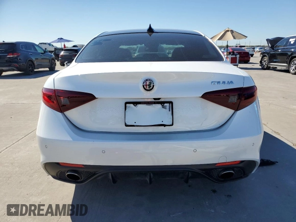 2019 Alfa Romeo Giulia Ti Sport with VIN ZARFAMBN2K7604513, listed as a Copart auction lot 72937274 with 59,867 mi miles and Clean Title. Bid and sale history available at carsss.com. Image 6.