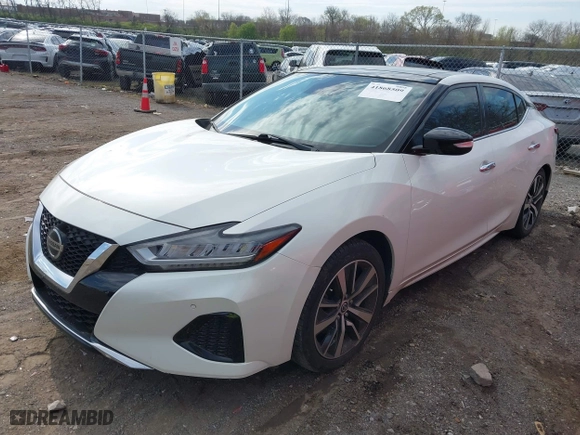 2020 Nissan Maxima SL with VIN 1N4AA6DV4LC379314, listed as a IAAI auction lot 41868509 with 18,107 mi miles. Bid and sale history available at carsss.com. Image 16.
