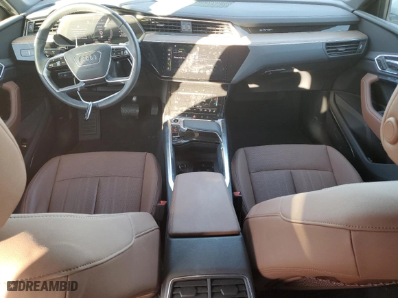 2024 Audi Q8 e-tron Premium Plus with VIN WA15AAGE3RB031412, listed as a Copart auction lot 71624414 with NaN miles and Salvage Title. Bid and sale history available at carsss.com. Image 8.