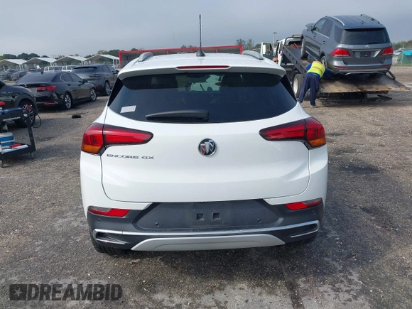 2020 Buick Encore GX Essence with VIN KL4MMFSL6LB107881, listed as a IAAI auction lot 41389955 with 42,308 mi miles and . Bid and sale history available at DreamBid. Image 17.