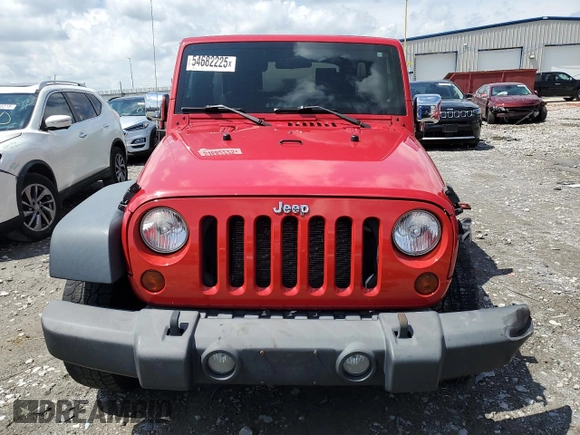 2008 Jeep Wrangler Unlimited X с VIN 1J4GA39138L611878, выставлен на аукционе Copart как лот 54682225 с пробегом 113 214 миль миль и Списание • Salvage title. История ставок и продаж доступна на DreamBid. Изображение 5.