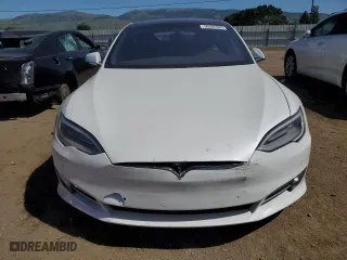 2020 Tesla Model S Long Range with VIN 5YJSA1E29LF365241, listed as a Copart auction lot 50585565 with 53,513 mi miles and Salvage Title. Bid and sale history available at carsss.com. Image 5.