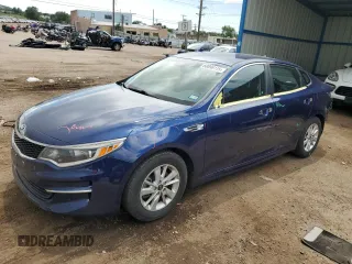 2018 Kia Optima LX with VIN 5XXGT4L37JG250208, listed as a Copart auction lot 60896115 with 84,775 mi miles and Salvage title. Bid and sale history available at DreamBid. Image 1.