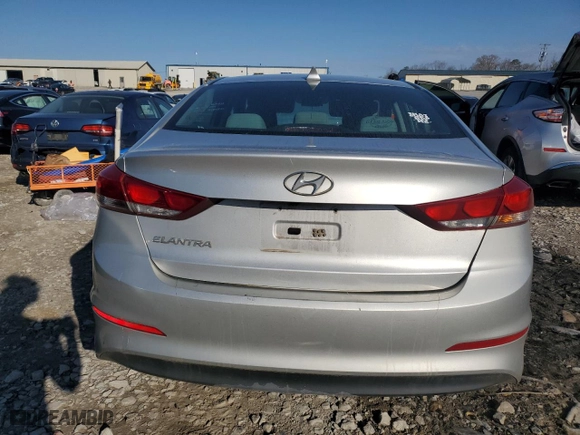 2017 Hyundai Elantra SE with VIN 5NPD84LFXHH028842, listed as a Copart auction lot 50386675 with 151,541 mi miles and Salvage Title. Bid and sale history available at carsss.com. Image 6.