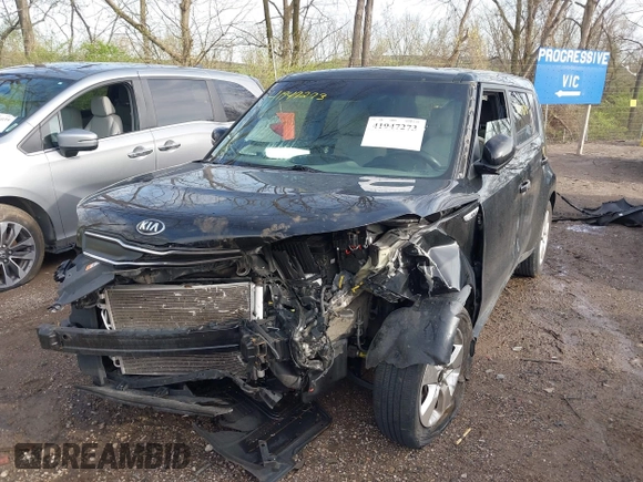 2019 Kia Soul with VIN KNDJN2A22K7685873, listed as a IAAI auction lot 41947273 with 58,560 mi miles and . Bid and sale history available at DreamBid. Image 18.