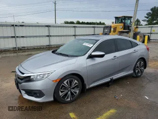 2018 Honda Civic EX-T with VIN JHMFC1F32JX004499, listed as a Copart auction lot 55249905 with 51,720 mi miles and Salvage title. Bid and sale history available at DreamBid. Image 1.