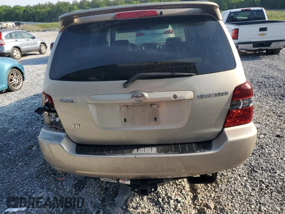2007 Toyota Highlander w/3rd Row with VIN JTEDP21A370144101, listed as a Copart auction lot 55213895 with 245,093 mi miles and Salvage title. Bid and sale history available at DreamBid. Image 6.