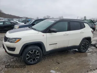 2019 Jeep Compass Trailhawk with VIN 3C4NJDDB0KT671292, listed as a Copart auction lot 46418675 with 175,494 mi miles and Salvage Title. Bid and sale history available at DreamBid. Image 1.
