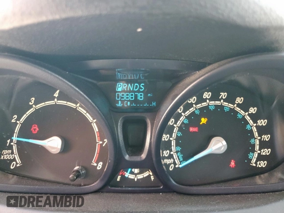 2015 Ford Fiesta S with VIN 3FADP4AJ6FM107674, listed as a Copart auction lot 58808575 with 98,878 mi miles and Salvage title. Bid and sale history available at DreamBid. Image 9.