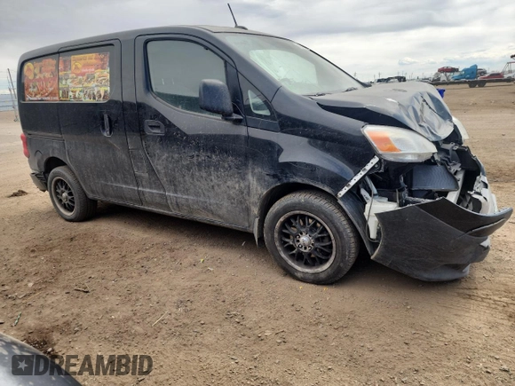 2014 Nissan NV200 S with VIN 3N6CM0KN1EK693815, listed as a Copart auction lot 51005495 with 156,060 mi miles and Salvage Title. Bid and sale history available at DreamBid. Image 4.