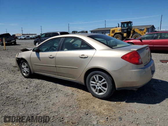 2006 Pontiac G6 6-Cyl z VIN 1G2ZG558364240017, wystawiony jako Copart lot #59183785 z przebiegiem 48 484 mil mil oraz Szkoda całkowita • Salvage title. Historia ofert i sprzedaży dostępna na DreamBid. Obrazek 2.