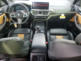 2022 BMW X3 M with VIN 5YM13EC01N9N34588, listed as a Copart auction lot 76460514 with 35,021 mi miles and Salvage Title. Bid and sale history available at carsss.com. Image 8.