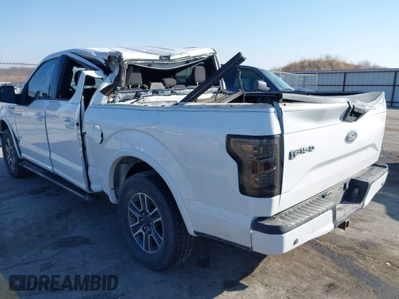 2015 Ford F-150 XLT with VIN 1FTEW1EP9FFB32292, listed as a IAAI auction lot 41787356 with 150,430 mi miles. Bid and sale history available at carsss.com. Image 3.