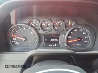2022 Chevrolet Silverado 1500 Custom with VIN 3GCPABEKXNG597100, listed as a Copart auction lot 43146645 with 28,763 mi miles and Salvage Title. Bid and sale history available at DreamBid. Image 9.