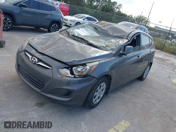 2012 Hyundai Accent GS with VIN KMHCT5AE7CU050253, listed as a IAAI auction lot 40601479 with 88,734 mi miles. Bid and sale history available at carsss.com. Image 17.