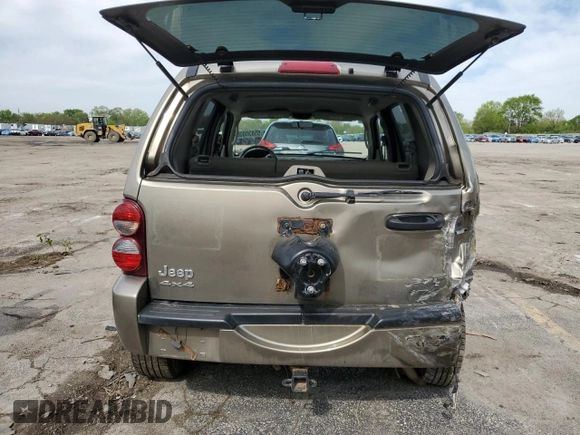 2006 Jeep Liberty Limited with VIN 1J4GL58K06W218884, listed as a Copart auction lot 55830035 with 98,039 mi miles and Salvage title. Bid and sale history available at DreamBid. Image 6.
