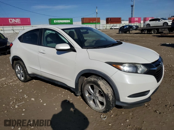 2016 Honda HR-V LX with VIN 3CZRU6H3XGM702857, listed as a Copart auction lot 49656145 with 182,124 mi miles and Salvage Title. Bid and sale history available at carsss.com. Image 4.