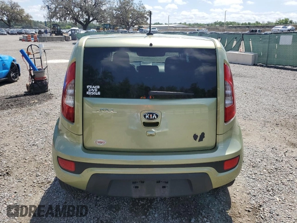 2013 Kia Soul + with VIN KNDJT2A66D7537057, listed as a Copart auction lot 50952195 with 41,561 mi miles and Salvage Title. Bid and sale history available at DreamBid. Image 6.