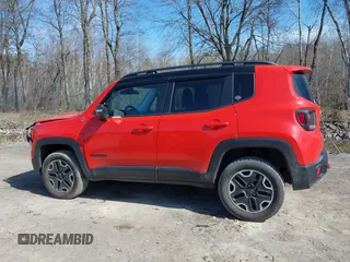 2016 Jeep Renegade Trailhawk with VIN ZACCJBCT1GPE28594, listed as a IAAI auction lot 42099461 with 120,117 mi miles and . Bid and sale history available at carsss.com. Image 14.