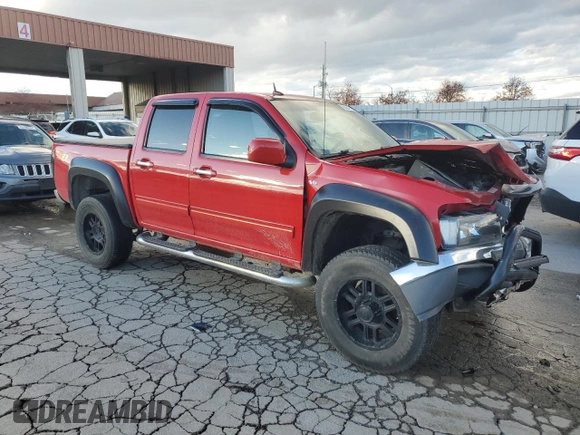 2011 GMC Canyon SLT with VIN 1GTH6NFP1B8113219, listed as a Copart auction lot 80649194 with 120,979 mi miles and Salvage Title. Bid and sale history available at carsss.com. Image 4.