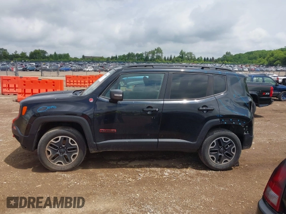 2016 Jeep Renegade Trailhawk with VIN ZACCJBCT7GPE27420, listed as a IAAI auction lot 42588078 with 129,458 mi miles and . Bid and sale history available at DreamBid. Image 14.
