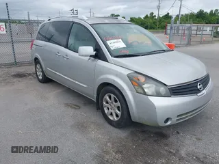 2008 Nissan Quest S z VIN 5N1BV28U48N121749, wystawiony jako IAAI lot #42209816 z przebiegiem 173 970 mil mil oraz . Historia ofert i sprzedaży dostępna na DreamBid. Obrazek 1.
