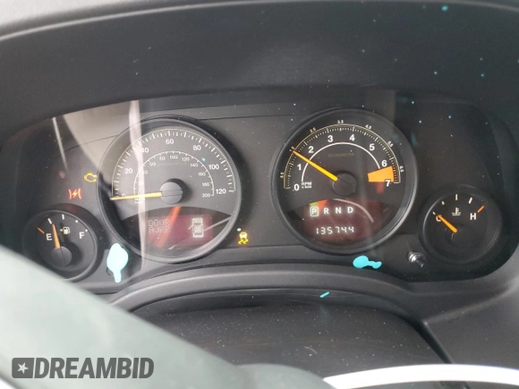 2016 Jeep Patriot Latitude with VIN 1C4NJRFB2GD587062, listed as a Copart auction lot 43971305 with 135,744 mi miles and Salvage Title. Bid and sale history available at carsss.com. Image 9.