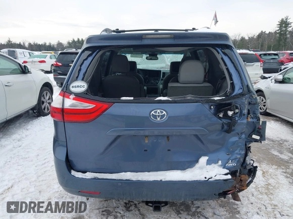 2017 Toyota Sienna XLE с VIN 5TDDZ3DC9HS159153, выставлен на аукционе IAAI как лот 41350390 с пробегом 110 715 миль миль и . История ставок и продаж доступна на DreamBid. Изображение 16.