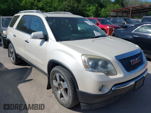 2011 GMC Acadia SLT2 with VIN 1GKKVSED4BJ265278, listed as a IAAI auction lot 42101764 with 139,872 mi miles. Bid and sale history available at carsss.com. Image 1.