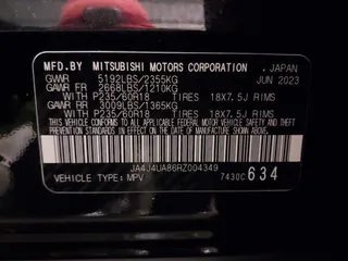 2024 Mitsubishi Outlander ES with VIN JA4J4UA86RZ004349, listed as a IAAI auction lot 41503384 with 11,792 mi miles. Bid and sale history available at carsss.com. Image 9.